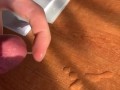Hot Precum - cum - pissing - big thick cock - hanging balls - soft cock 