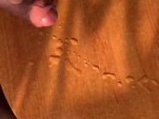 Hot Precum - cum - pissing - big thick cock - hanging balls - soft cock 