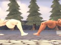 Chell & Tsunade - Frienship Dance (SFM Animation).(HD)