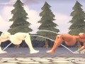 Chell & Tsunade - Frienship Dance (SFM Animation).(HD)