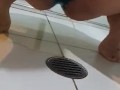 Desperate teen panty pee on bathroom floor
