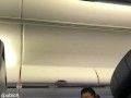 JERKING OFF AND CUMMING ON THE PLANE (REAL PUBLIC)
