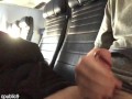 JERKING OFF AND CUMMING ON THE PLANE (REAL PUBLIC)