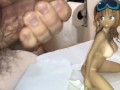 SOF: Cumming on Tan Anime Girl