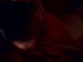 Gothic tattooed hotewife sucks sexy BWC before getting side fucked while blowing clouds
