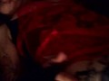 Gothic tattooed hotewife sucks sexy BWC before getting side fucked while blowing clouds