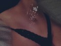 Sexy White  only fans Girl playing with body tits and ass  cumshot 