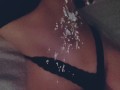 Sexy White  only fans Girl playing with body tits and ass  cumshot 