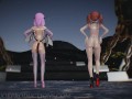 MMD R18+ Demon Misaka 4.0 And Kuroko Chocolate Cream Portal Island 1179