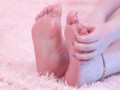 Oily feet massage, 4k romantic slow foot fetish barefoot video