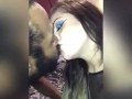 Super hot cum kiss!! (Snippet from new video dropping tonight)