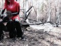 Latex Rubber Humiliation Outdoor