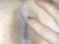 Getting my smooth asshole licked good by my wife the day after she sugar / waxed my hairy asshole.
