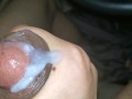 Public in car jerk off with EGG toy, BIG cumshot