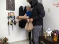 I surprised the delivery guy with a sexy tip
