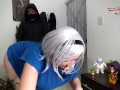I surprised the delivery guy with a sexy tip