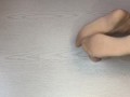Sockjob & footjob with my ped nude socks
