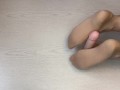Sockjob & footjob with my ped nude socks