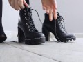 Do you wish to lick my feet, slave? I show you...