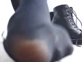 Do you wish to lick my feet, slave? I show you...