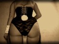 Vintage Playboy Bunny Diva in old school luxury look masturbates devotedly for you
