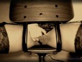 Vintage Playboy Bunny Diva in old school luxury look masturbates devotedly for you