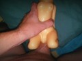 Guy Cums Hard On Sex Toy