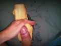 Guy Cums Hard On Sex Toy