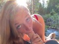 Big Booty Nature Girl Fucked Hard in Forest - Molly Pills - Horny Hiking POV 4K