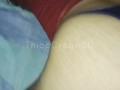 Big Ass Asian Teen Trying Not To Get Caught - Quick Risky Fuck while Parents are home - Cum on ass