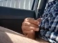 Cheeky vehicle wank in public