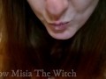 Spitting and verbal humiliation from Mistress toilet pov