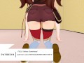 Amber Genshin Impact 3D HENTAI 1/9