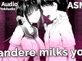 ASMR - Yandere milks you (handjob, blowjob, BDSM) (Audio Roleplay)