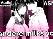 ASMR - Yandere milks you (handjob, blowjob, BDSM) (Audio Roleplay)