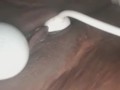 Masturbation de ma chatte Noire et Lisse