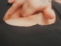 Ripped leggings and my oiled up pussy