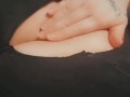 Ripped leggings and my oiled up pussy
