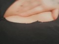 Ripped leggings and my oiled up pussy