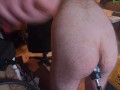 Pounded by thick dildo