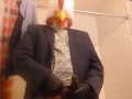 CHICKEN choking his own "chicken" ? -- HUGE LOAD!