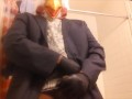 CHICKEN choking his own "chicken" ? -- HUGE LOAD!