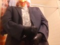 CHICKEN choking his own "chicken" ? -- HUGE LOAD!