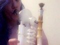 420 smoking naked