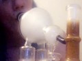 420 smoking naked