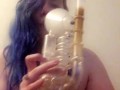 420 smoking naked