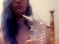 420 smoking naked