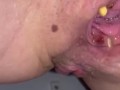 Fan Requested Video: Up Close pussy & ass on toilet for morning pee with some noisy farts pushed out