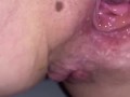 Fan Requested Video: Up Close pussy & ass on toilet for morning pee with some noisy farts pushed out