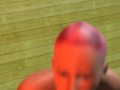 Kinky pink riot dances and masturbate in public